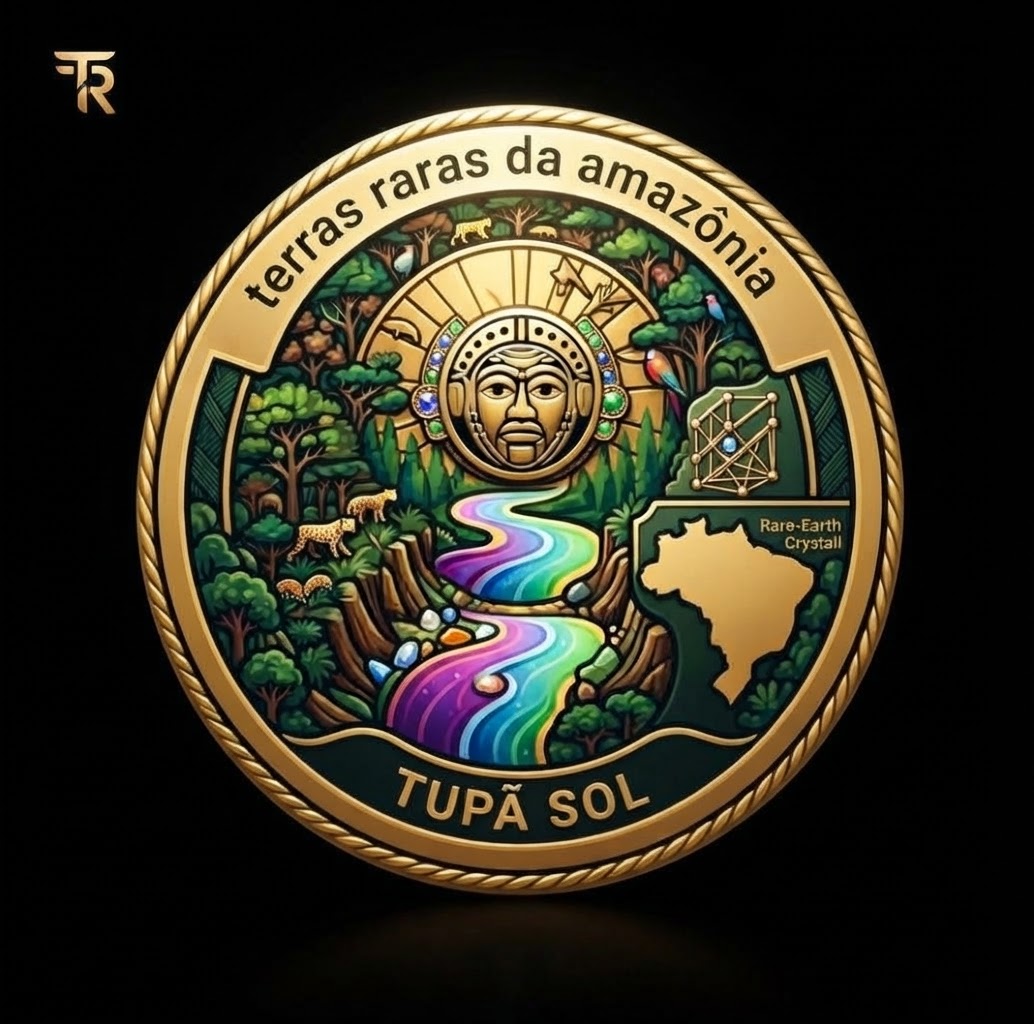 Moeda oficial Tupã Sol — Terras Raras da Amazônia